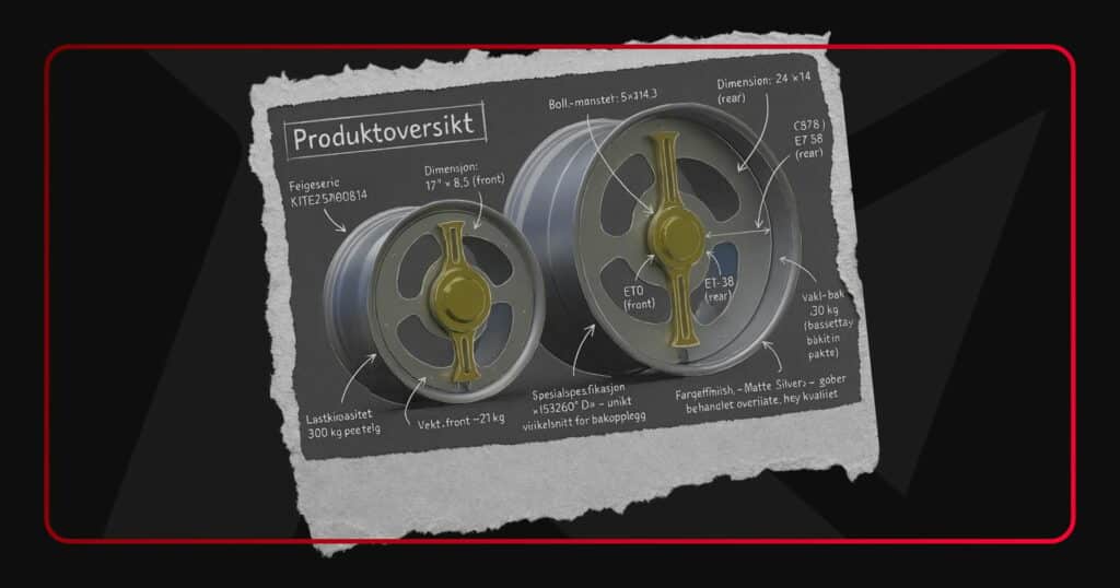 Felger te’ Flåklypa-bilen, ja.